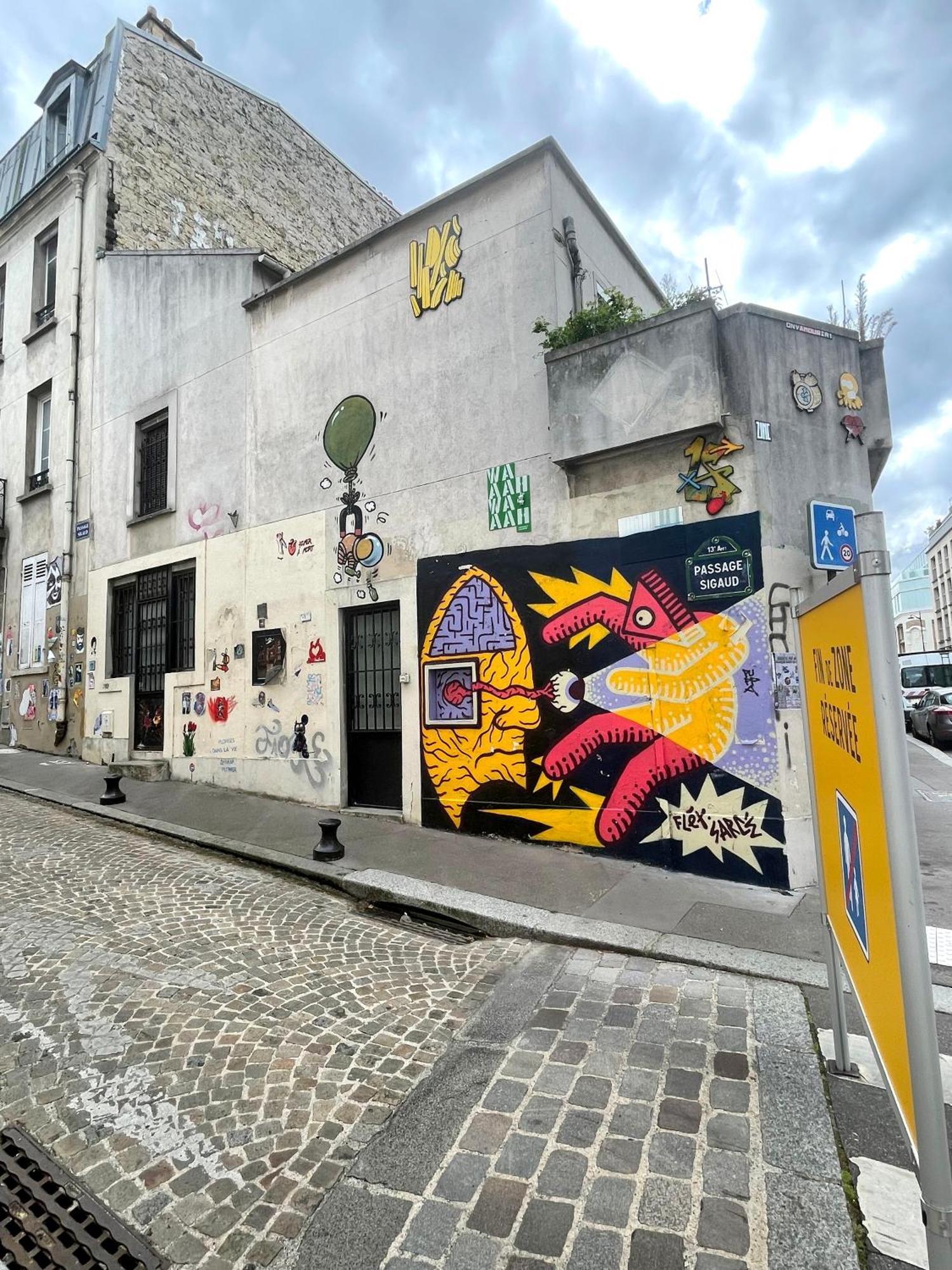 Studio Paris 13 Quartier Butte-Aux-Cailles Exteriör bild