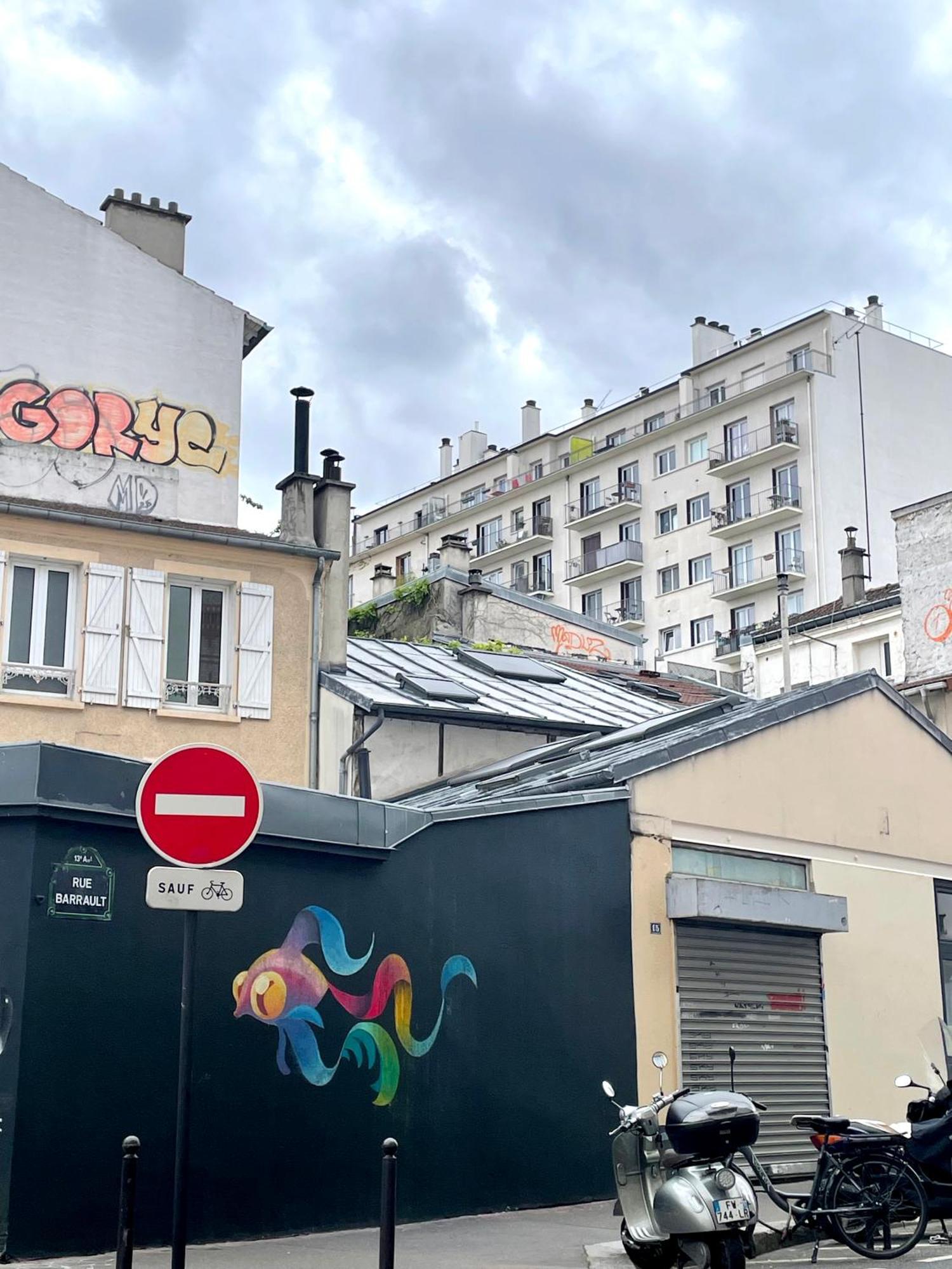 Studio Paris 13 Quartier Butte-Aux-Cailles Exteriör bild